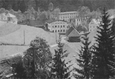 historical view at boarding house from the Echo viewpoint